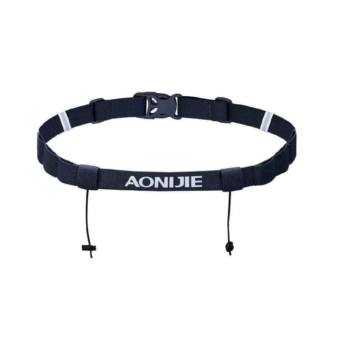 TRIWONDER Running Bib Holder Race Belt Runner Bib Strap Race Number Belt for Triathlon, Marathon, Running, Cycling 01 Black