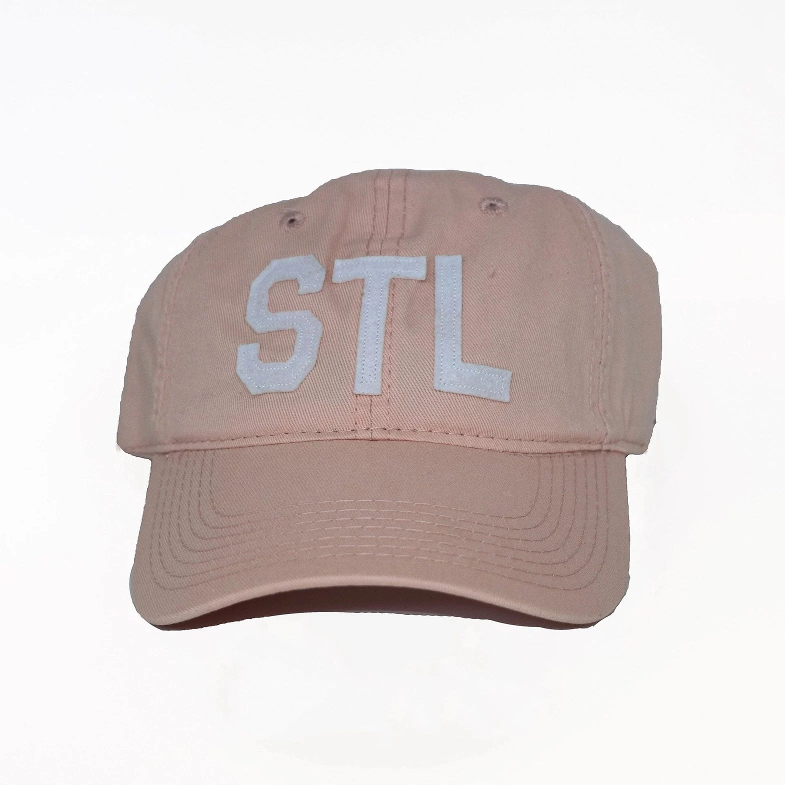 St. Louis "STL" Collegiate Dad Hat – Pink - Aviate Brand