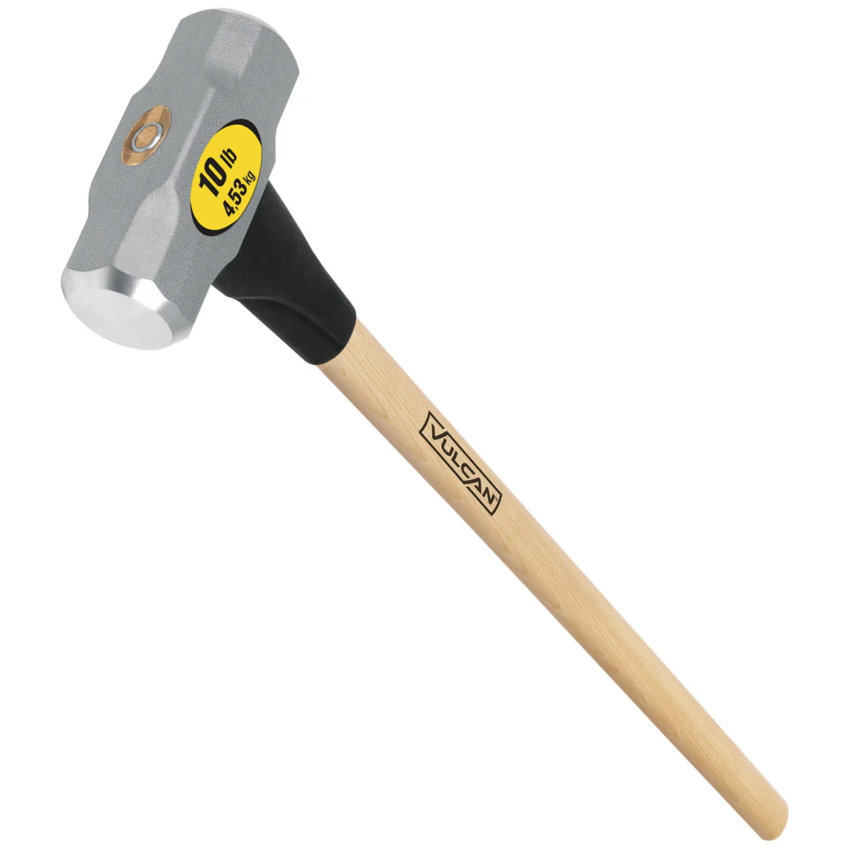 34505 Hammer, 10 lb Head, Sledge, Forged Milled Head, Steel Head, Wood Handle - Vulcan