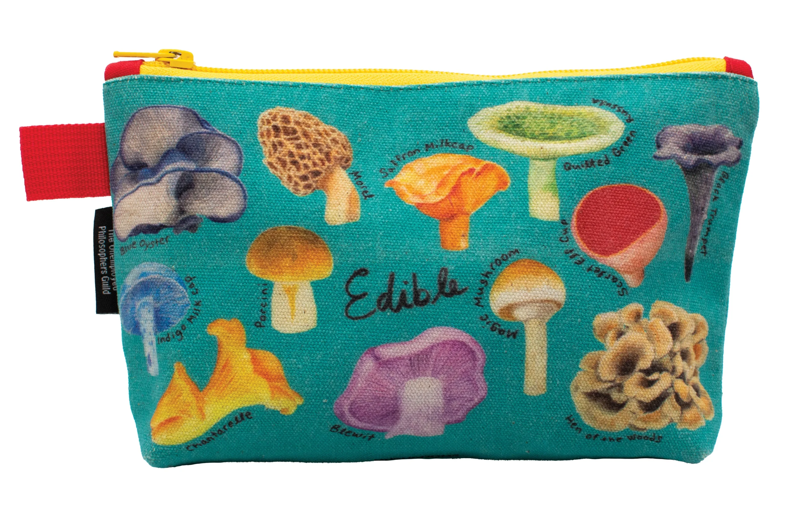 Mushroom Zipper Pouch - THE UNEMPLOYED PHILOSOPHE