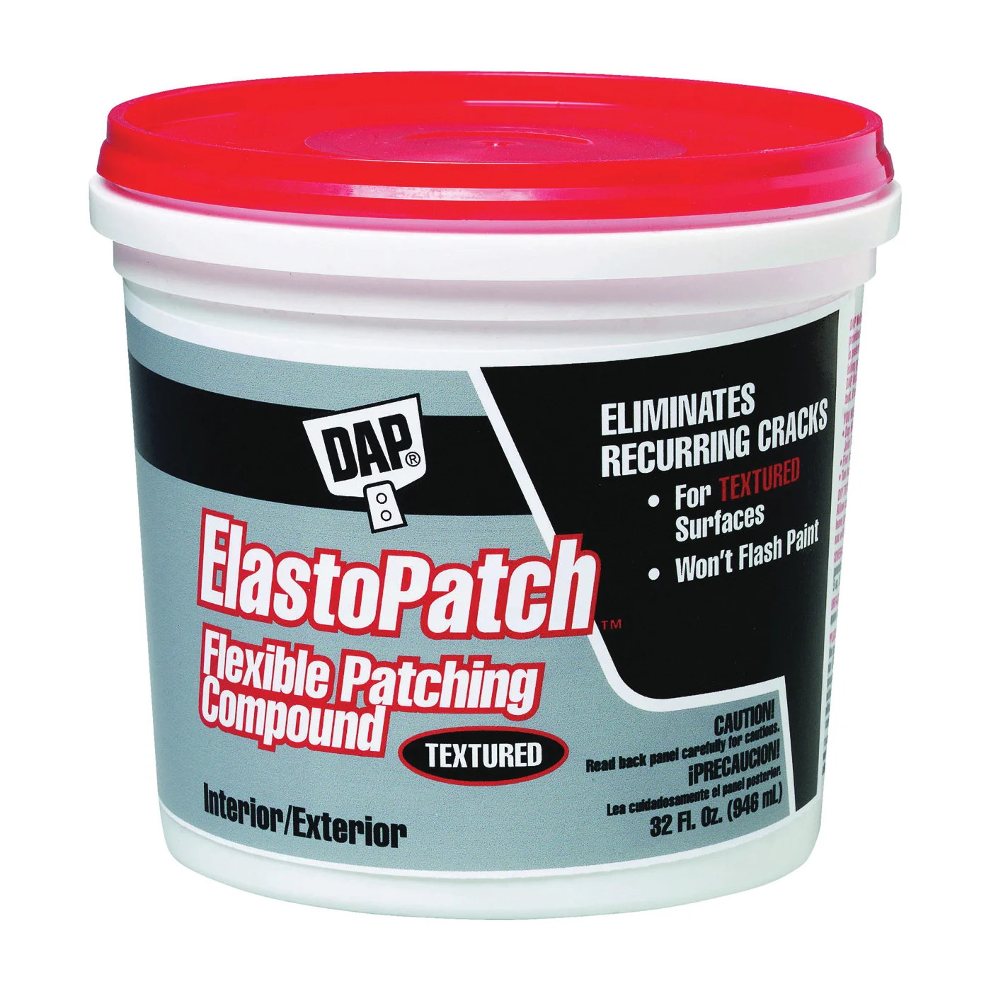 12288 Flexible Patching Compound, Latex, Oil Base, Off-White, 1 qt Tub