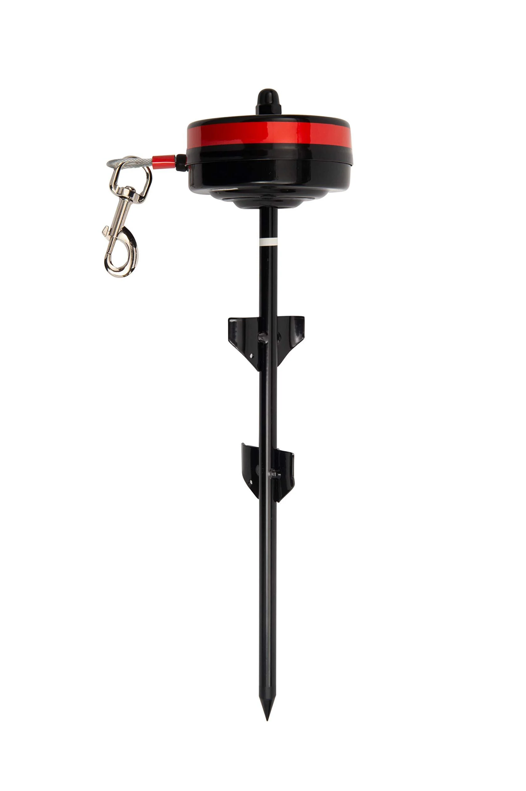 Lixit Bracket Mount and Stake Retractable Leash Tie Outs for Dogs (Stake Large) Large (Pack of 1)