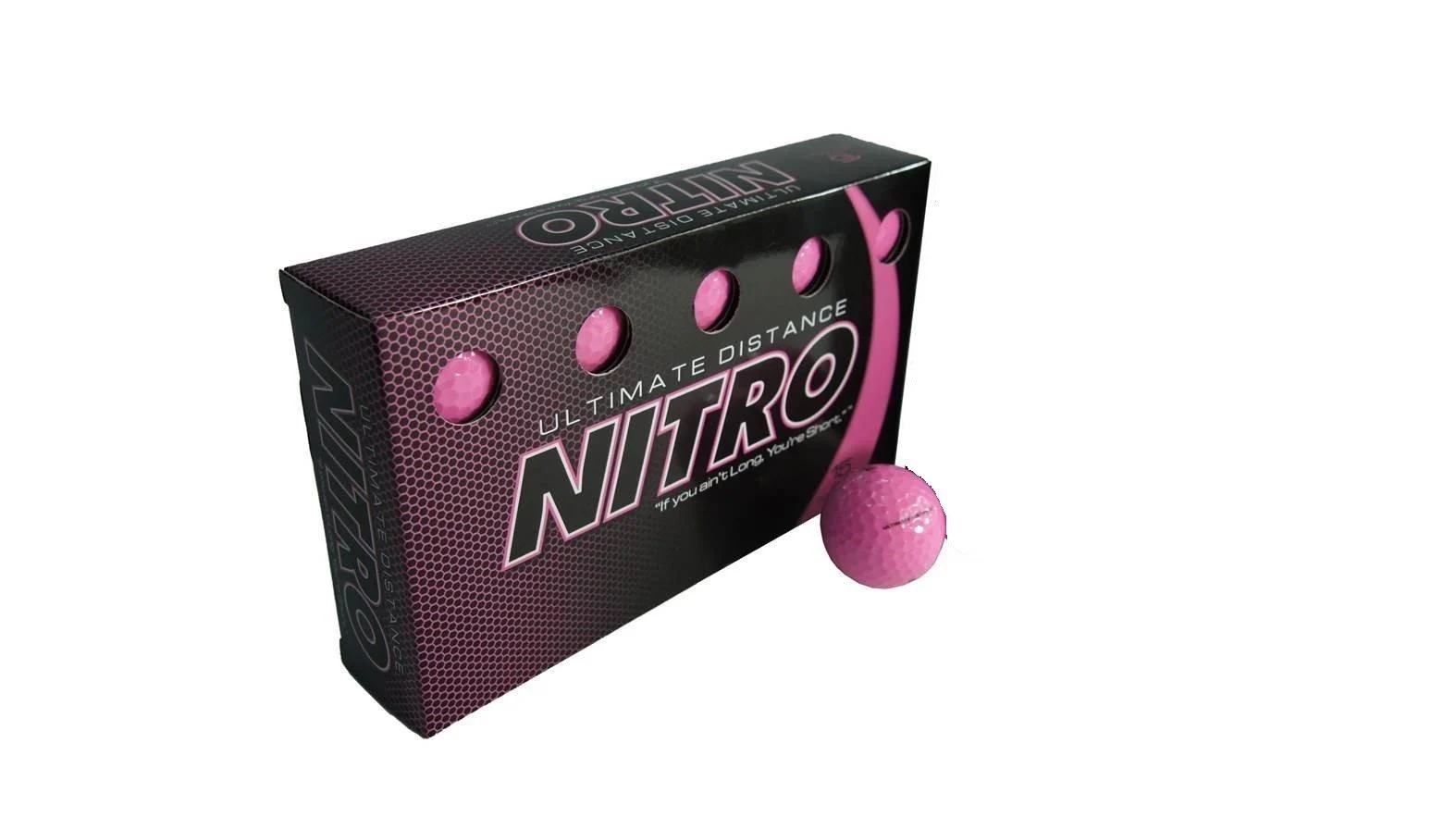 Nitro Ultimate Distance Golf Ball (15-Pack) 15 pack Pink