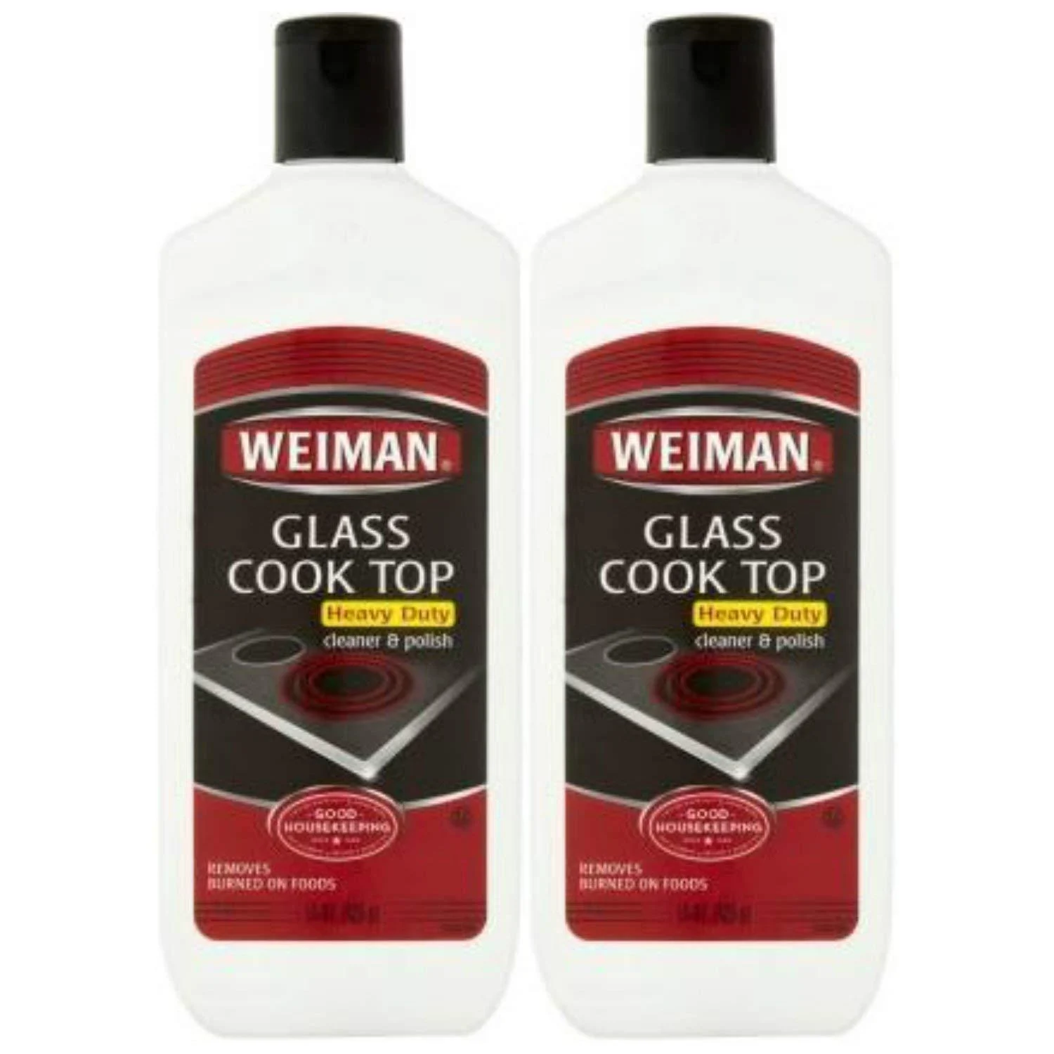 Weiman Glass Cook Top Heavy Duty Cleaner PolishPack of 2 ( 15 oz Each )