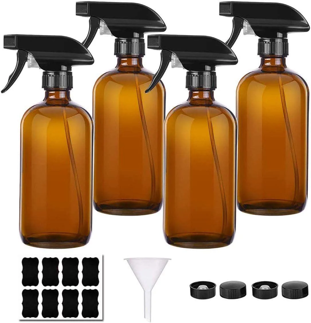 PANENDIANO Glass Spray Bottles - 13-teiliges Set - Brown
