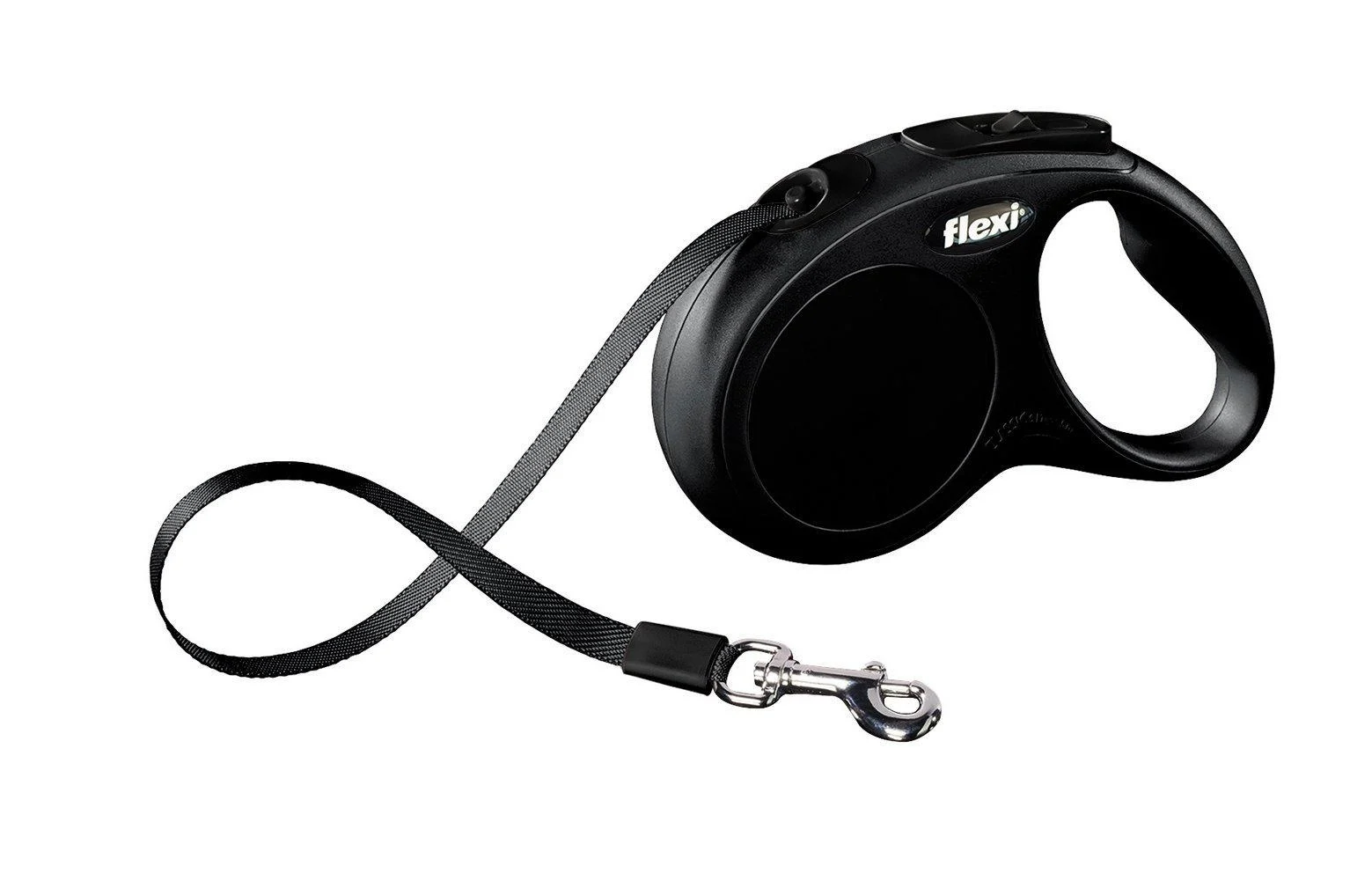 flexi retractable dog leash 4.6 m small black black Small 16 ft