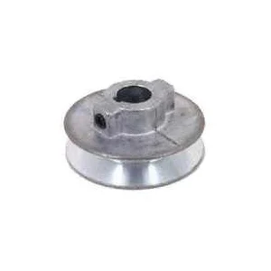 300A-5/8 V-Groove Pulley, 5/8 in Bore, 3 in OD, 2-3/4 in Dia Pitch, 1/2 in W x 11/32 in Thick Belt, Zinc