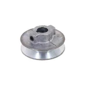 350A-5/8 V-Groove Pulley, 5/8 in Bore, 3-1/2 in OD, 3-1/4 in Dia Pitch, 1/2 in W x 11/32 in Thick Belt, Zinc