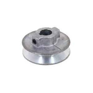 400A-5/8 V-Groove Pulley, 5/8 in Bore, 4 in OD, 3-3/4 in Dia Pitch, 1/2 in W x 11/32 in Thick Belt, Zinc