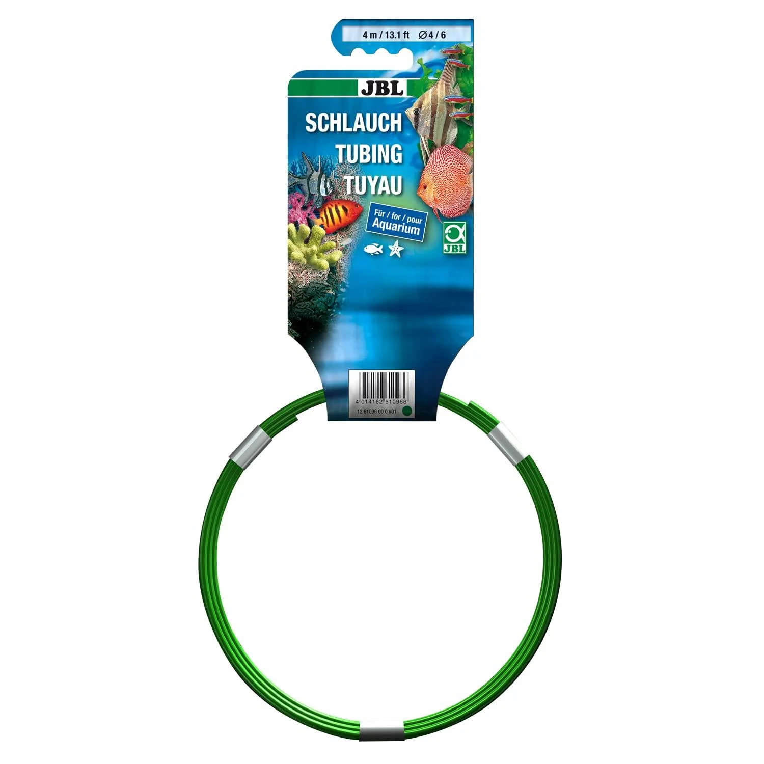 JBL Aqua hose 4 m length 4/6 mm diameter water hose green Green 4/6 mm diameter 4 m length