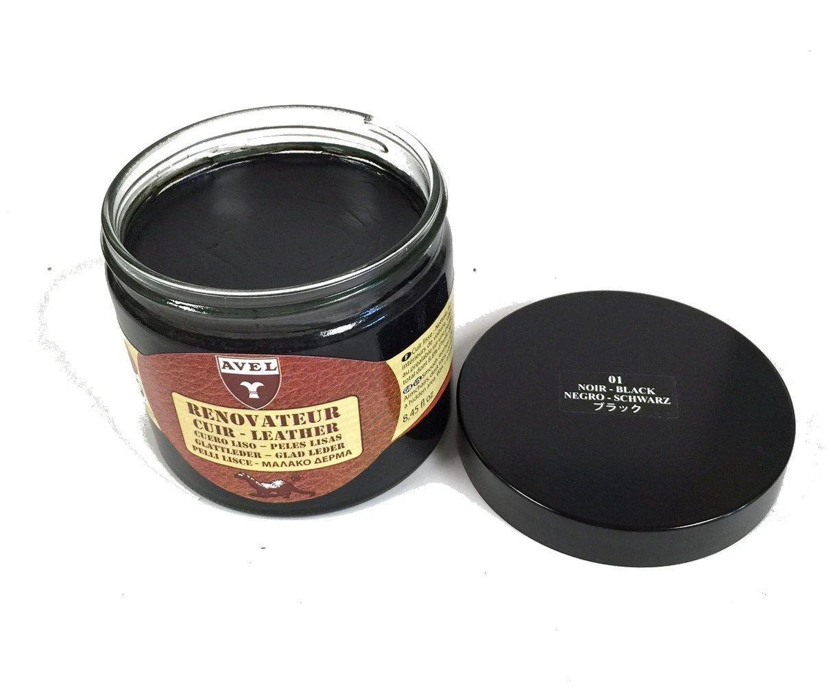 AVEL Leather Renovator Cream Balm Black Size: 250 ml - SAPHIR