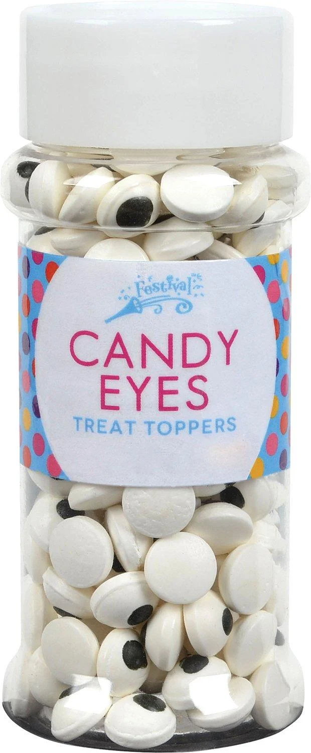Festival Candy Eyes Treat Toppers, 2.9 Ounce Small Candy Eyes Treat Toppers - BRAND CASTLE