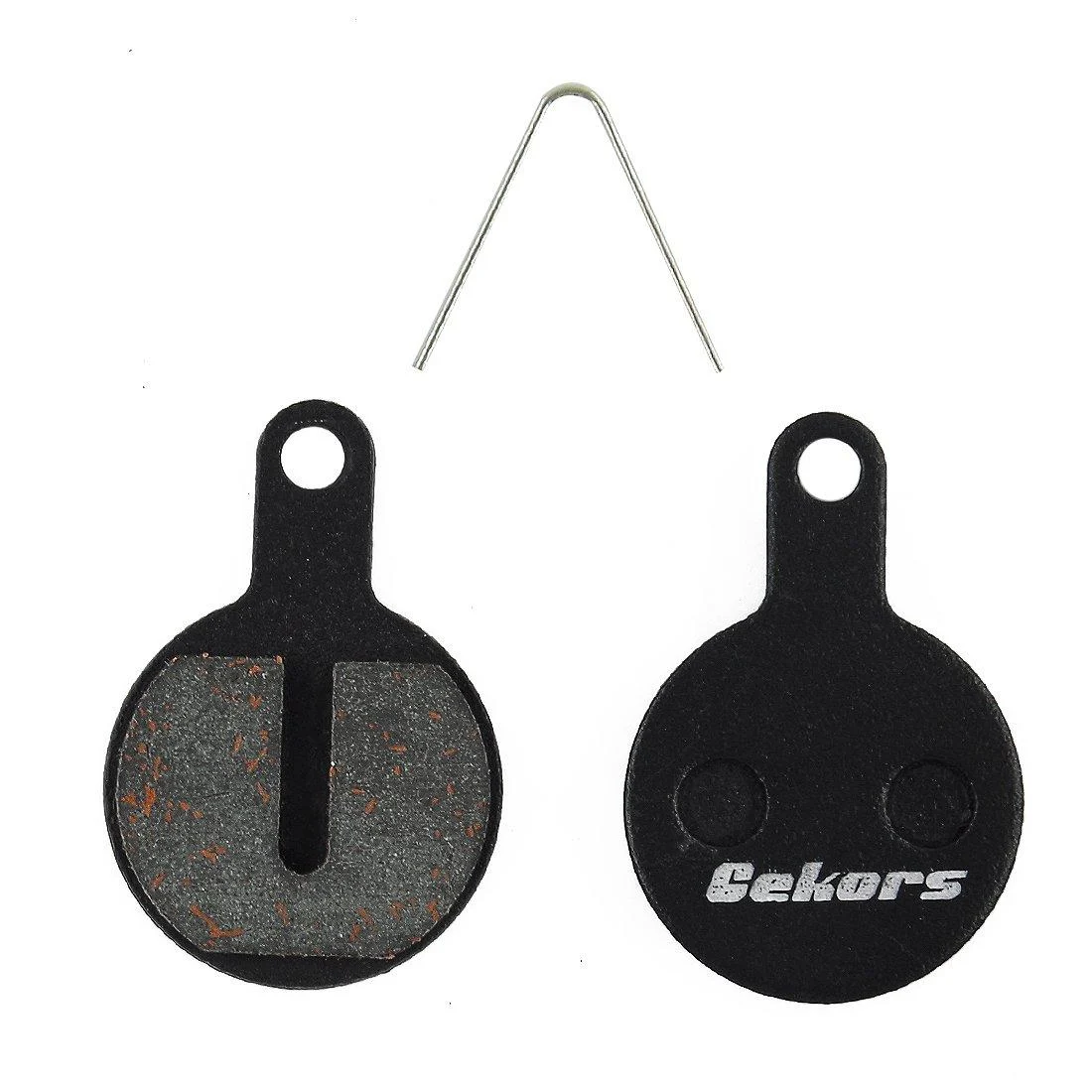 Gekors Semi-Metallic Bicycle Disc Brake Pads for Tektro Lyra, 1 Pair with a Spring, Black