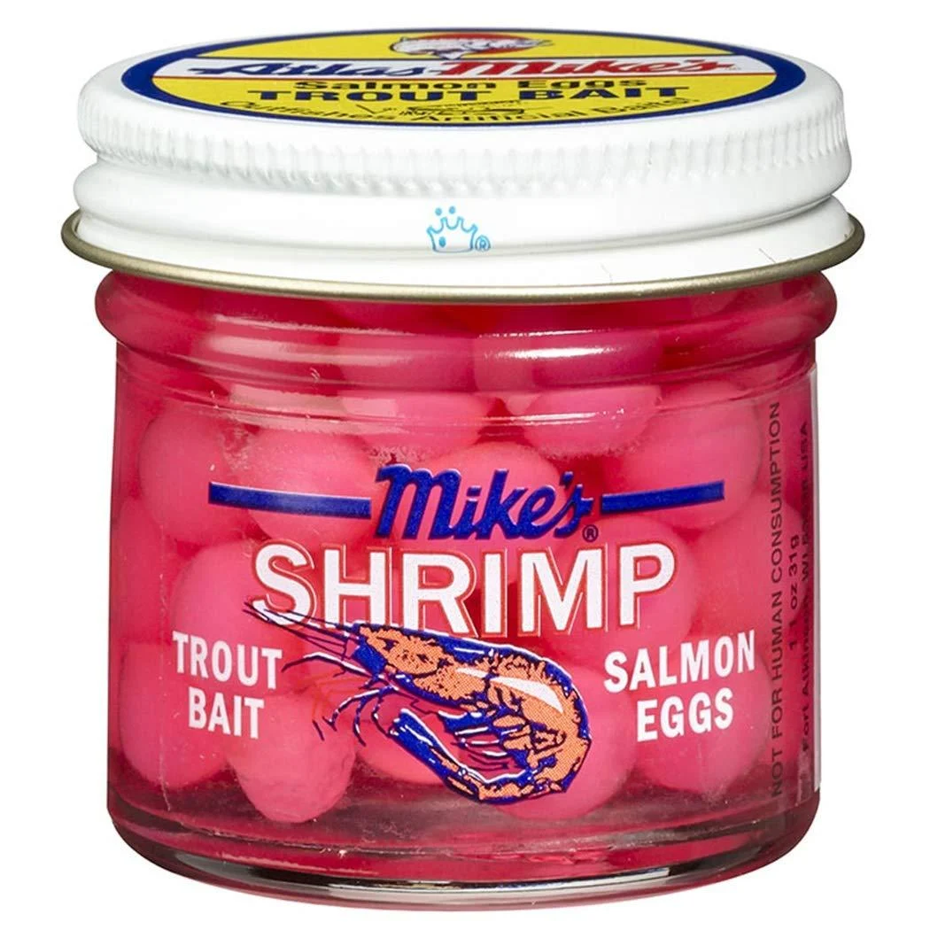 Mike's Fishing Trout Bait Salmon Eggs Shrimp Fl. Pink - Atlas Mike's