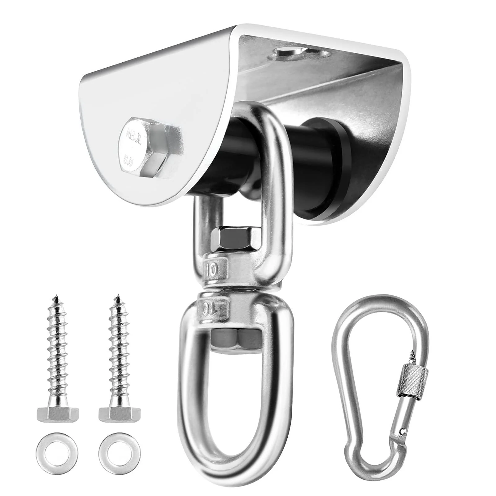Eapele Heavy Bag Hangers Brackets for Wood Beam 360 Swivel Iron Hanger Only Swivel Hanger