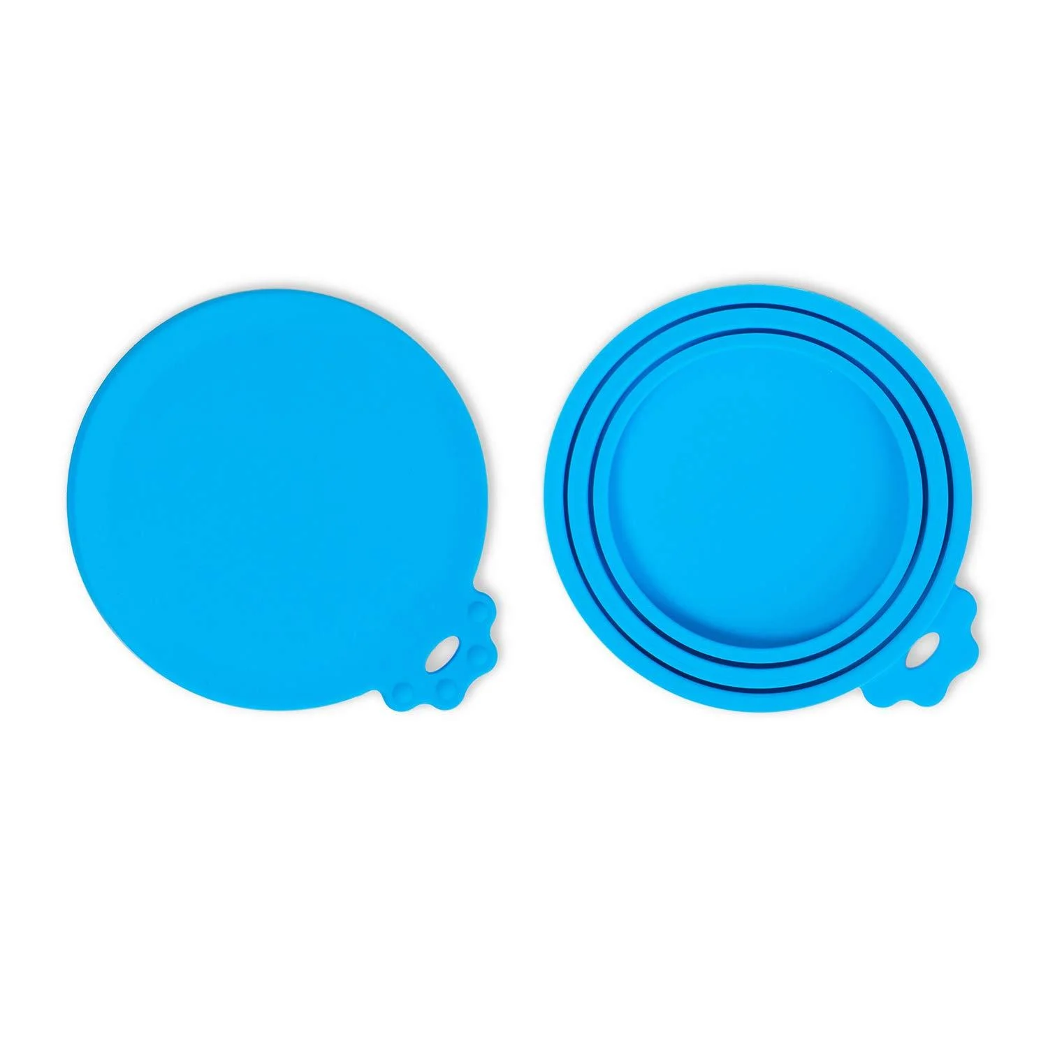 SACRONS Can Covers Universal Silicone Can Lids for Pet Food Cans Fits Most Standard Size Dog and Cat Can Tops BPA Free Deep Blue/Deep Blue