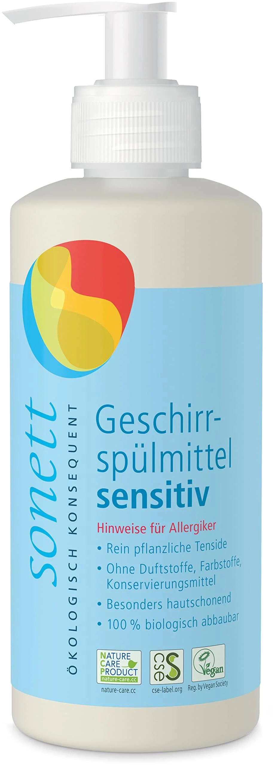 Sonett Bio Dishwashing Liquid Sensitive (2 x 300 ml) 300 ml (pack of 2)