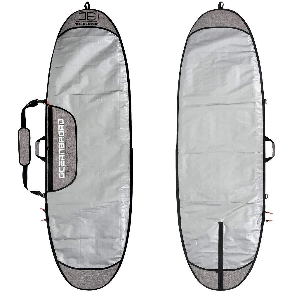 OCEANBROAD Surfboard Longboard Bag Day Bag Board Cover 5'0, 5'6, 6'0, 6'6, 7'0, 7'6, 8'0, 8'6, 9'0, 9'6, 10'0 6'0 x 22''