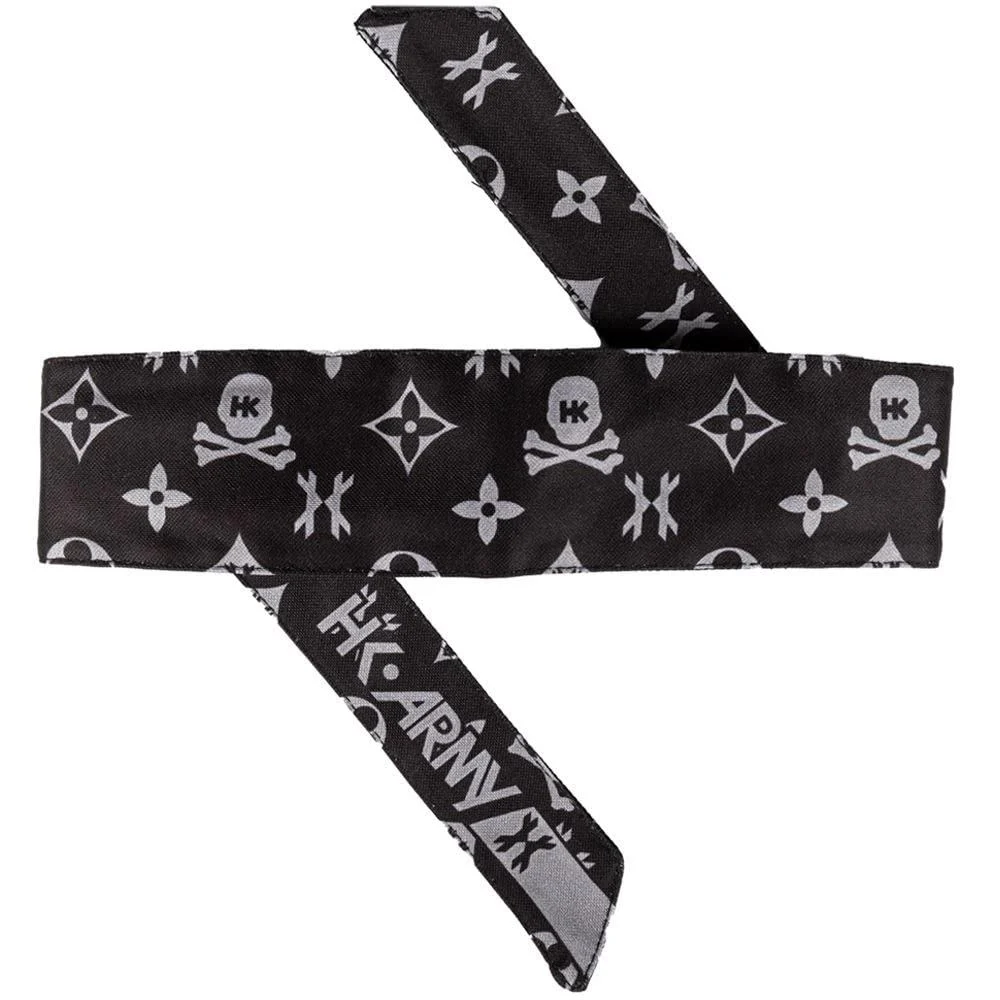 HK Army Paintball Headband - Monogram Black/Grey