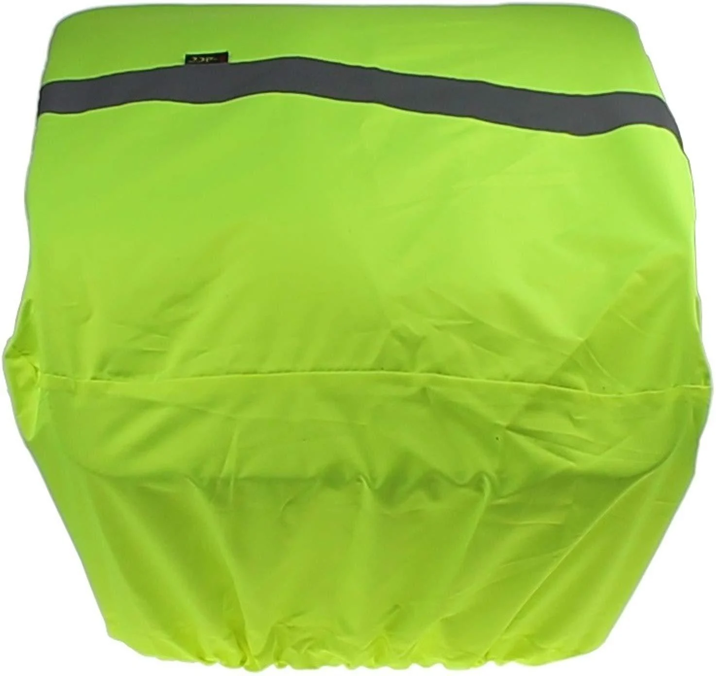 P4B |Rain protection bicycle basket - bicycle basket cover |Reflex neon yellow |Water -repellent bicycle basket cover with reflex strip |Bicycle basket cover neon yellow rear wheel of basket cover