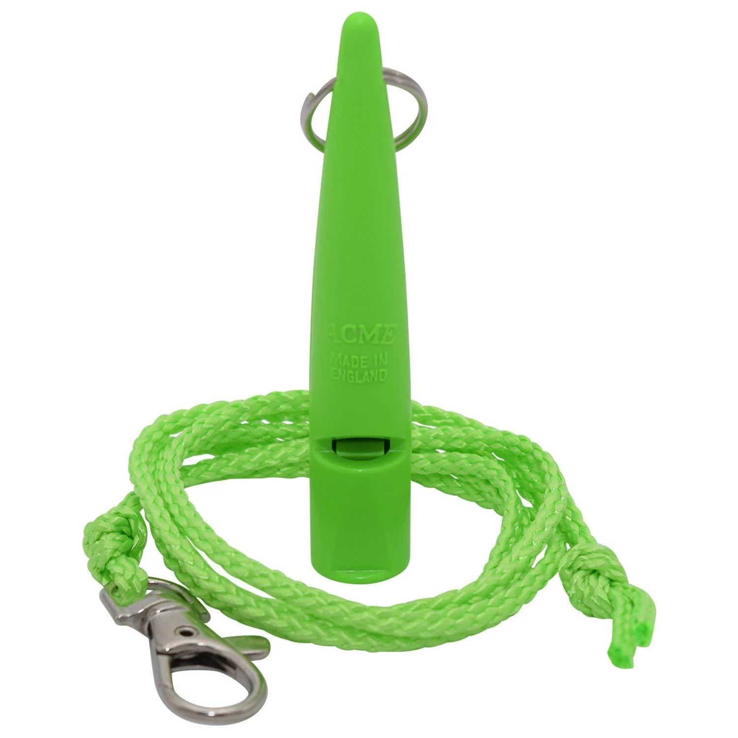 Acme dog whistle No.210.5 + free pipe band |Audible for all dogs - loud and extensive |For professional recall dog training (DG Green)