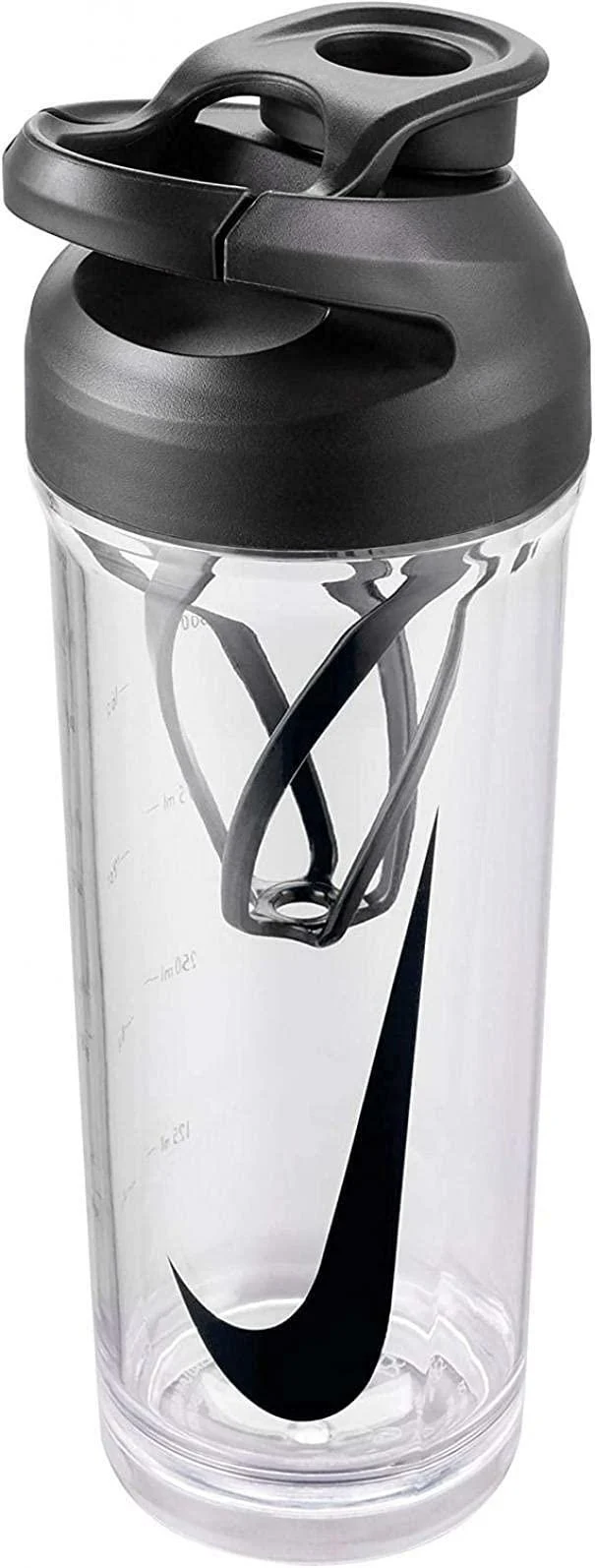 Nike Unisex Adult Tr Hypercharge Shaker Bottle 709ml Clear/Black/Black/Black
