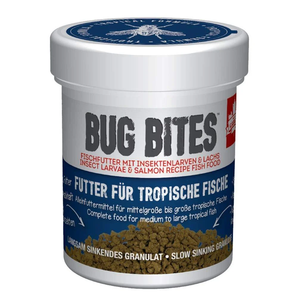 Fluval BUG BIGES FISS FUST with insect larvae for tropical fish slowly falling granules 1.4-1.6mm 45g granulate 45 g (1 Pack)
