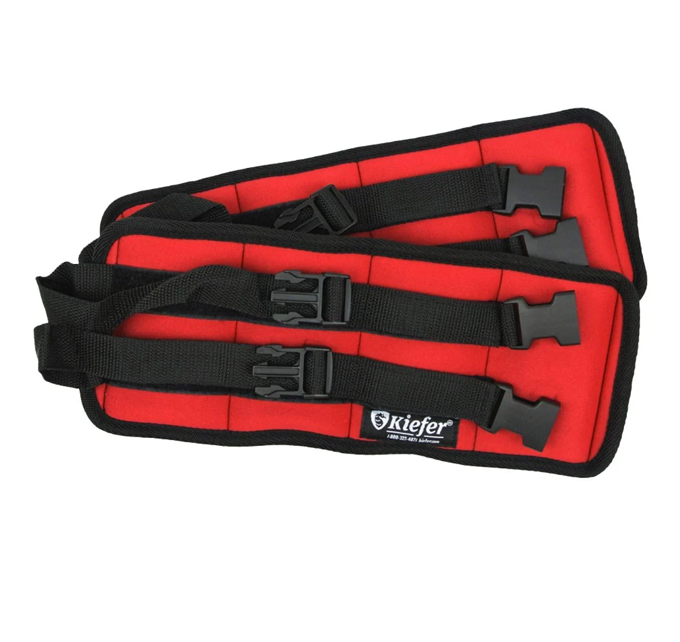 Kiefer 811400-10 Ankle/Wrist Weights (1-Pair) Red 1 pair/2.5 pounds each