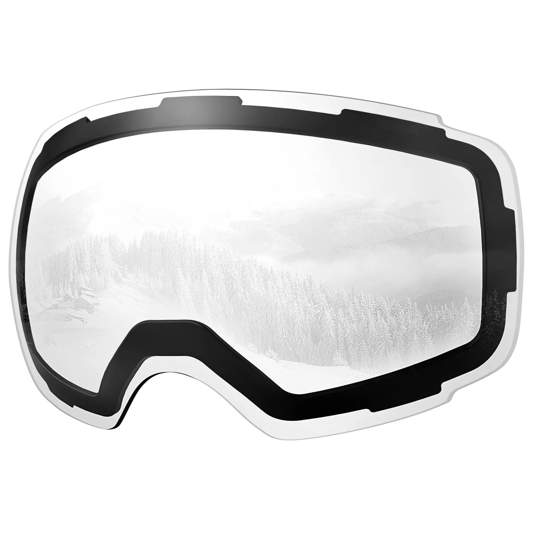 OutdoorMaster Ski Goggles PRO Replacement Lens - 20+ Choices Vlt 99% Clear