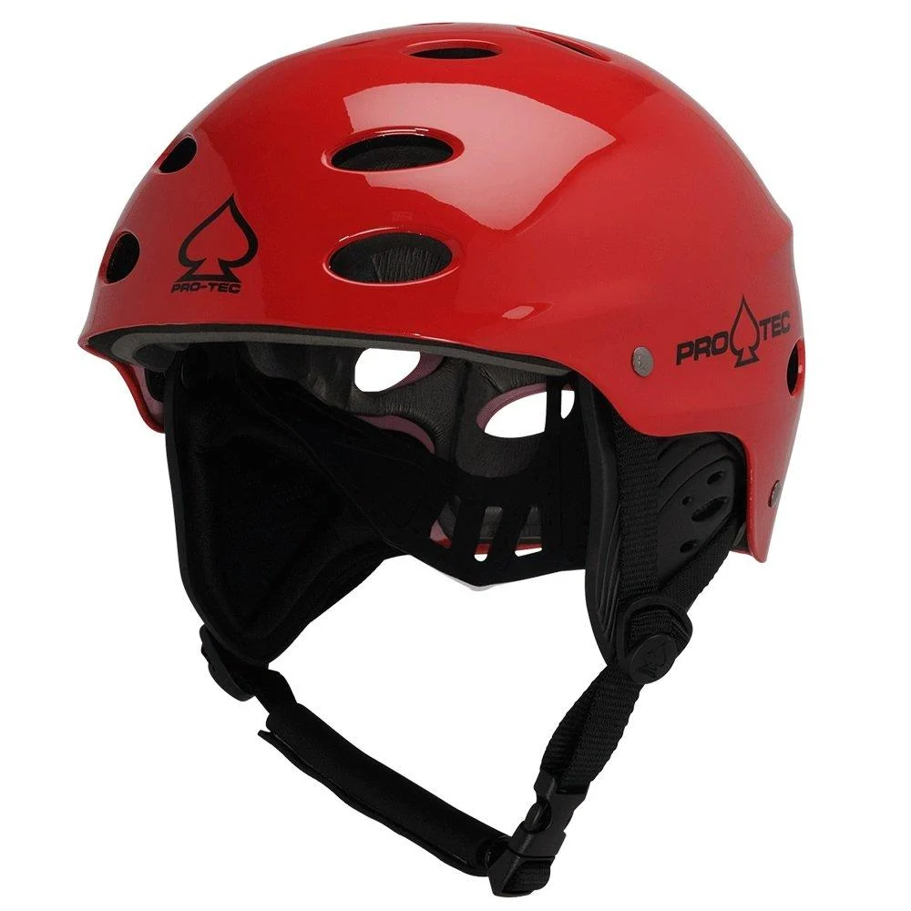 ProTec Ace Wake Helmet Medium Gloss Red - Pro-Tec