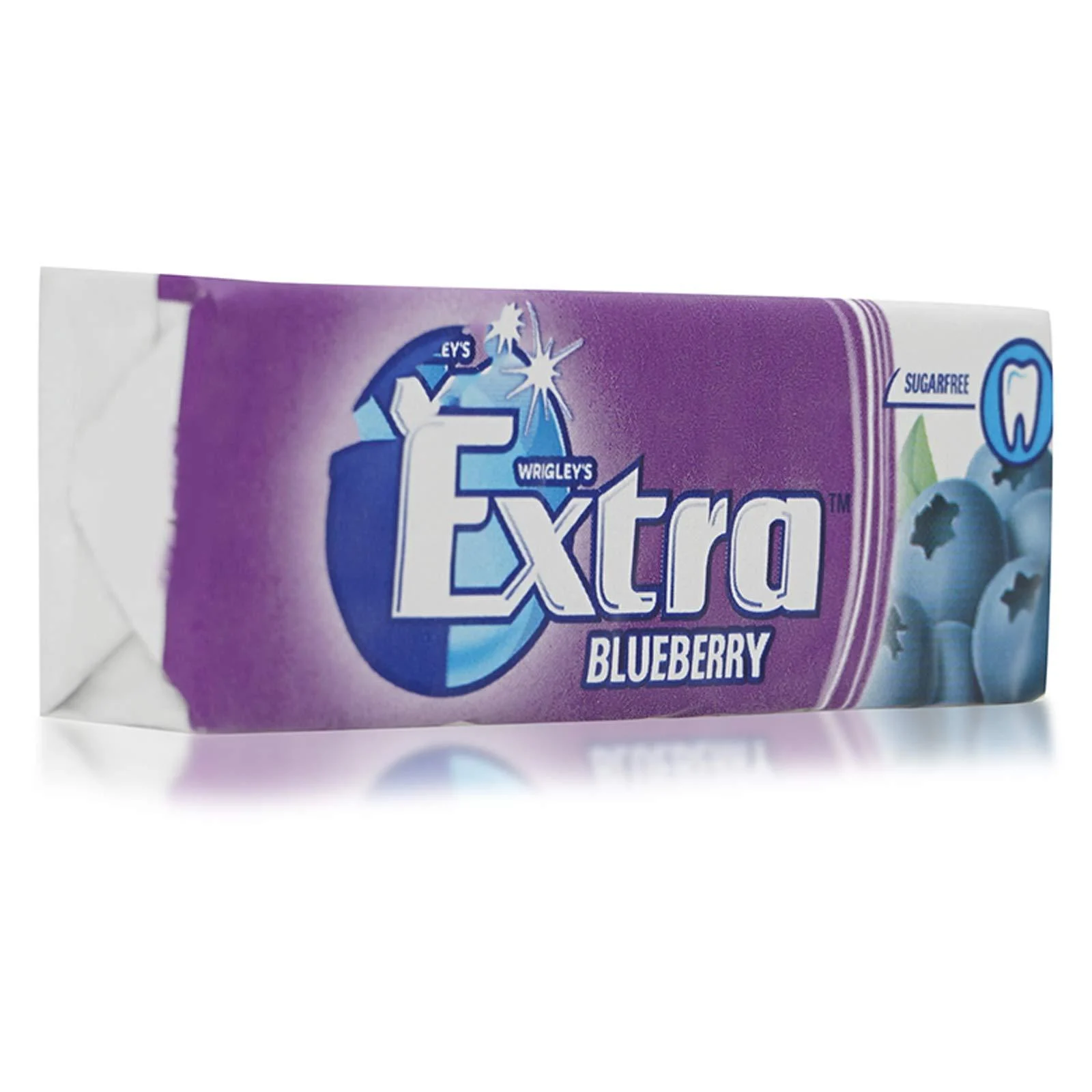 Extra Blueberry Flavour Sugarfree Chewing Gum 10 pieces Blueberry 10 Count (Pack of 1)
