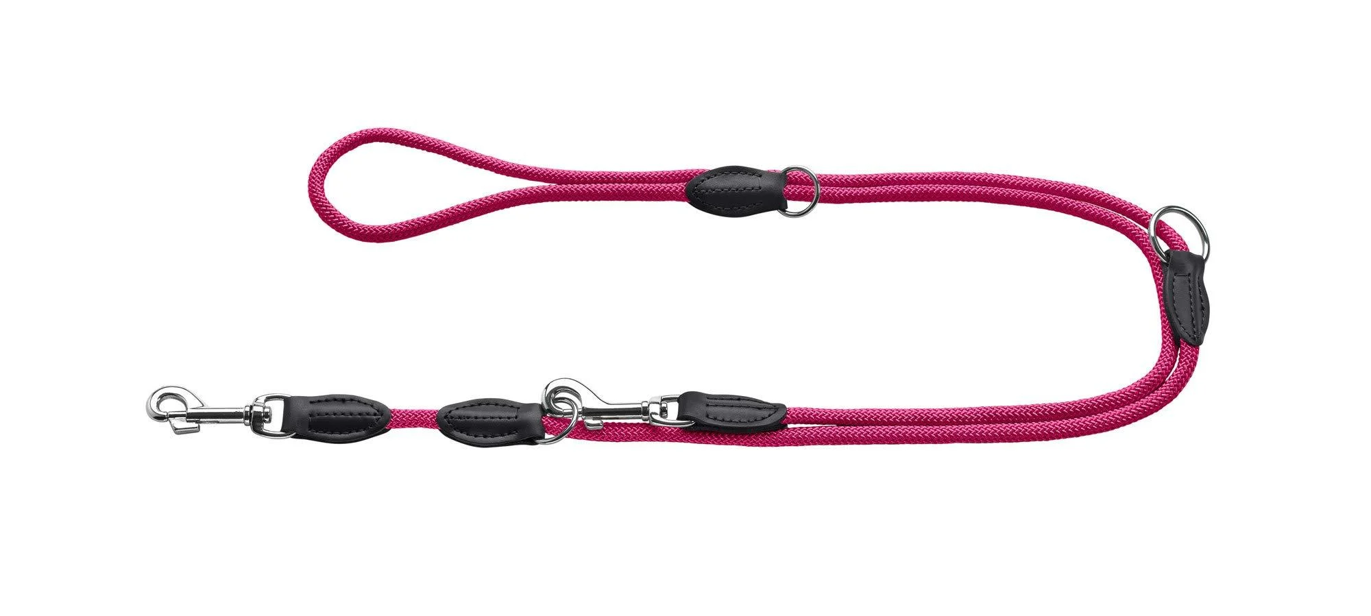 HUNTER Freestyle Retriever leash integrated collar robust weatherproof 1.0/170 cm raspberry 0.8 x 200 cm raspberry