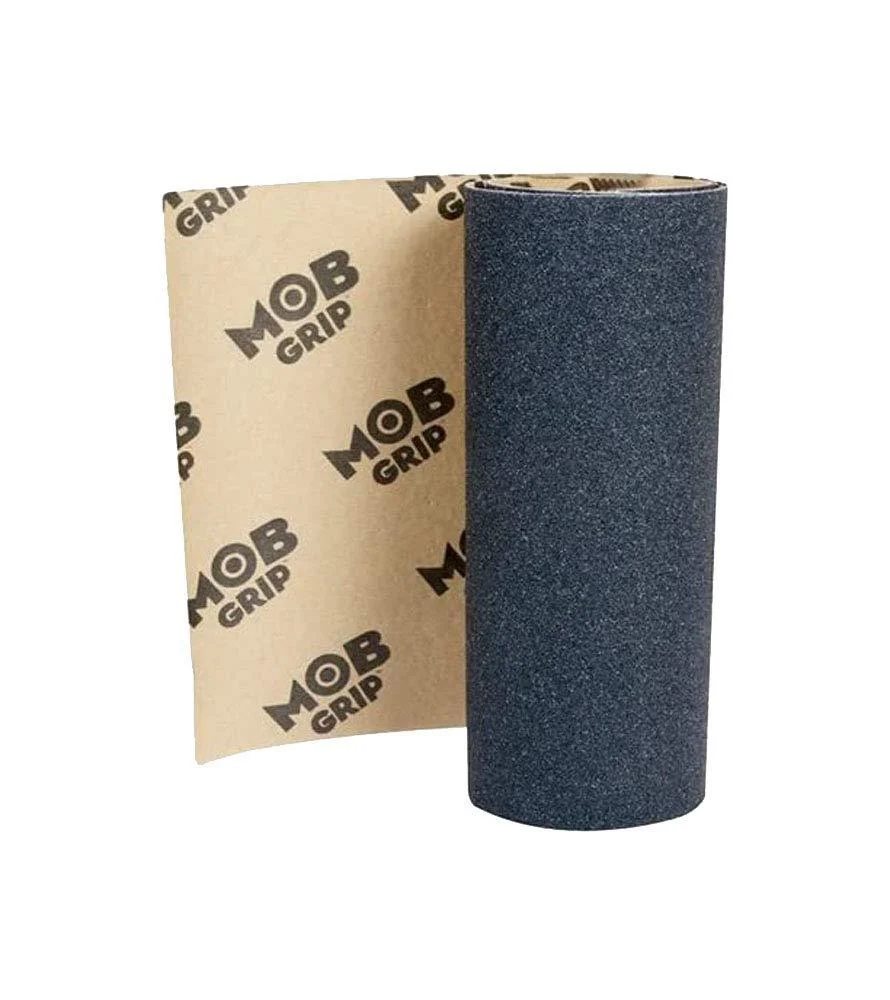 Mob Skateboard Grip Tape Sheet Black 33" Long X 9" Wide - No Bubble Application One Size