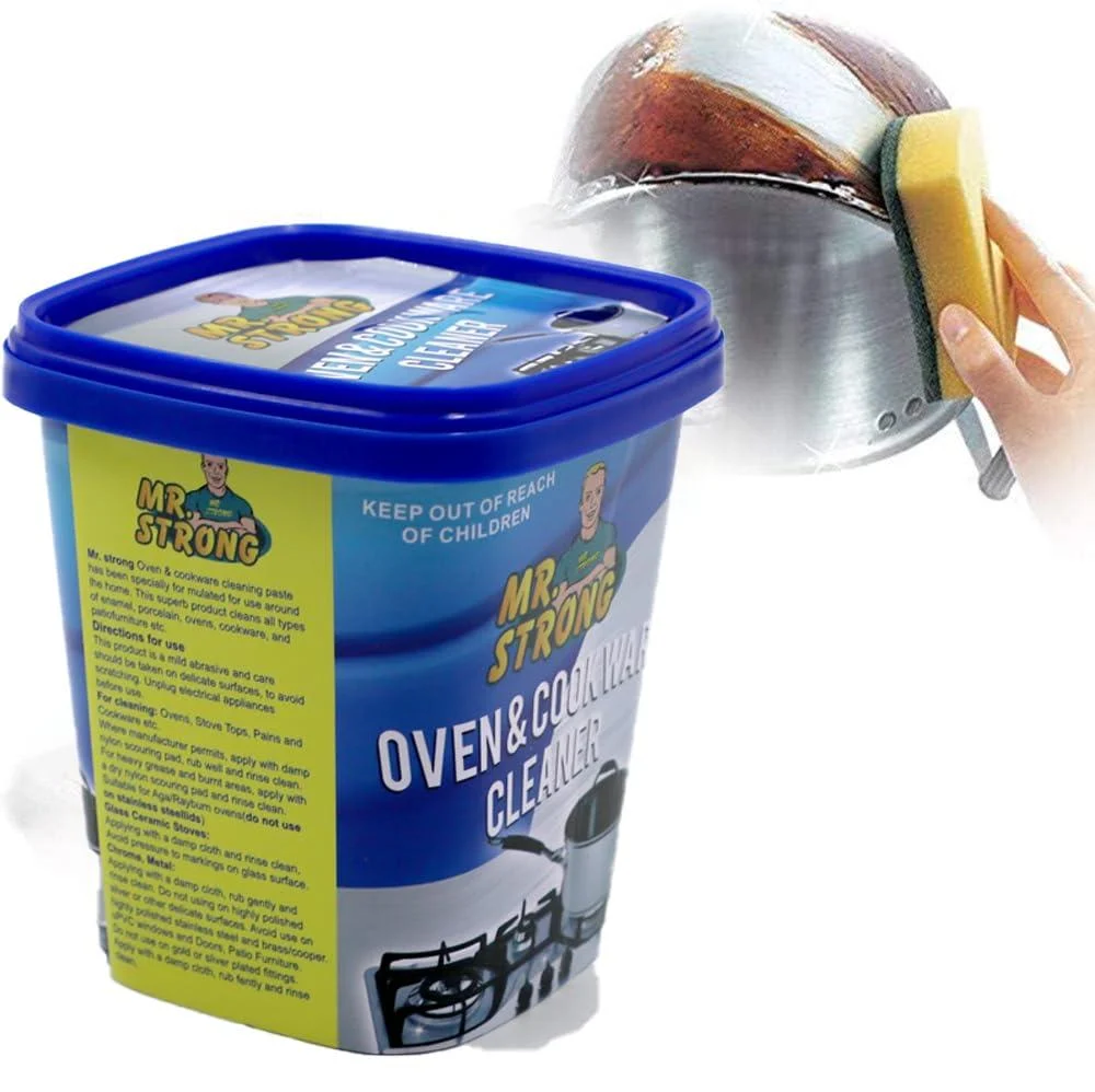 Oven & Cookware Stainless Steel Cleaning Paste Remove Stains from Pots Pans Multi-Purpose Cleaner & Polish Household Universal Cleaning Paste for Removing Rust