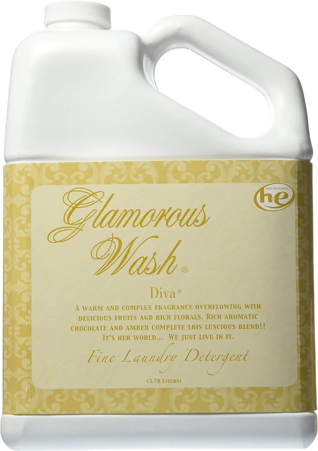 Tyler's Glamorous-Wash Diva Laundry Detergent 128oz (Pack of 1) ILIOS Packaging. 128 Fl Oz (Pack of 1)