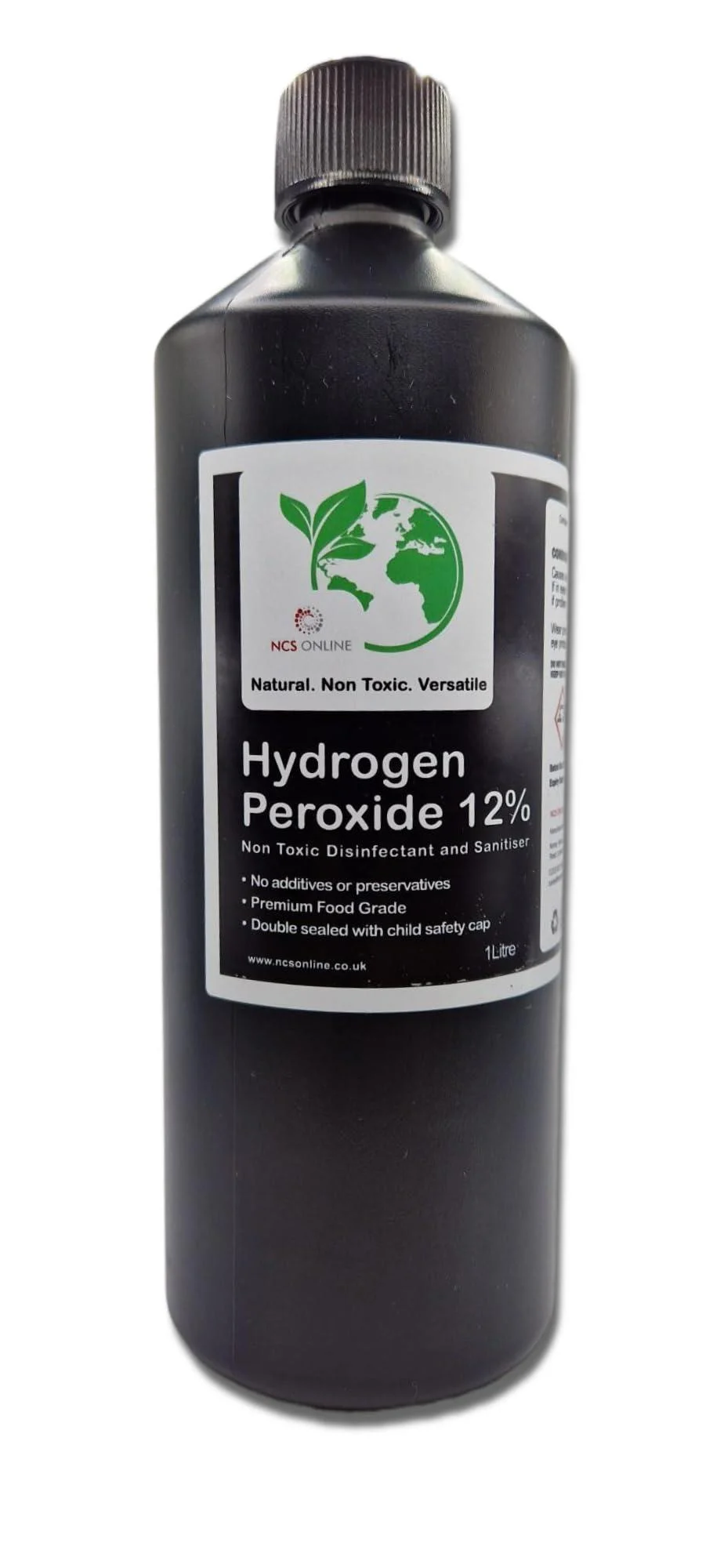 Hydrogen Peroxide 11.99% (12%) 1 Litre H2o2 Food Grade - NCSONLINE
