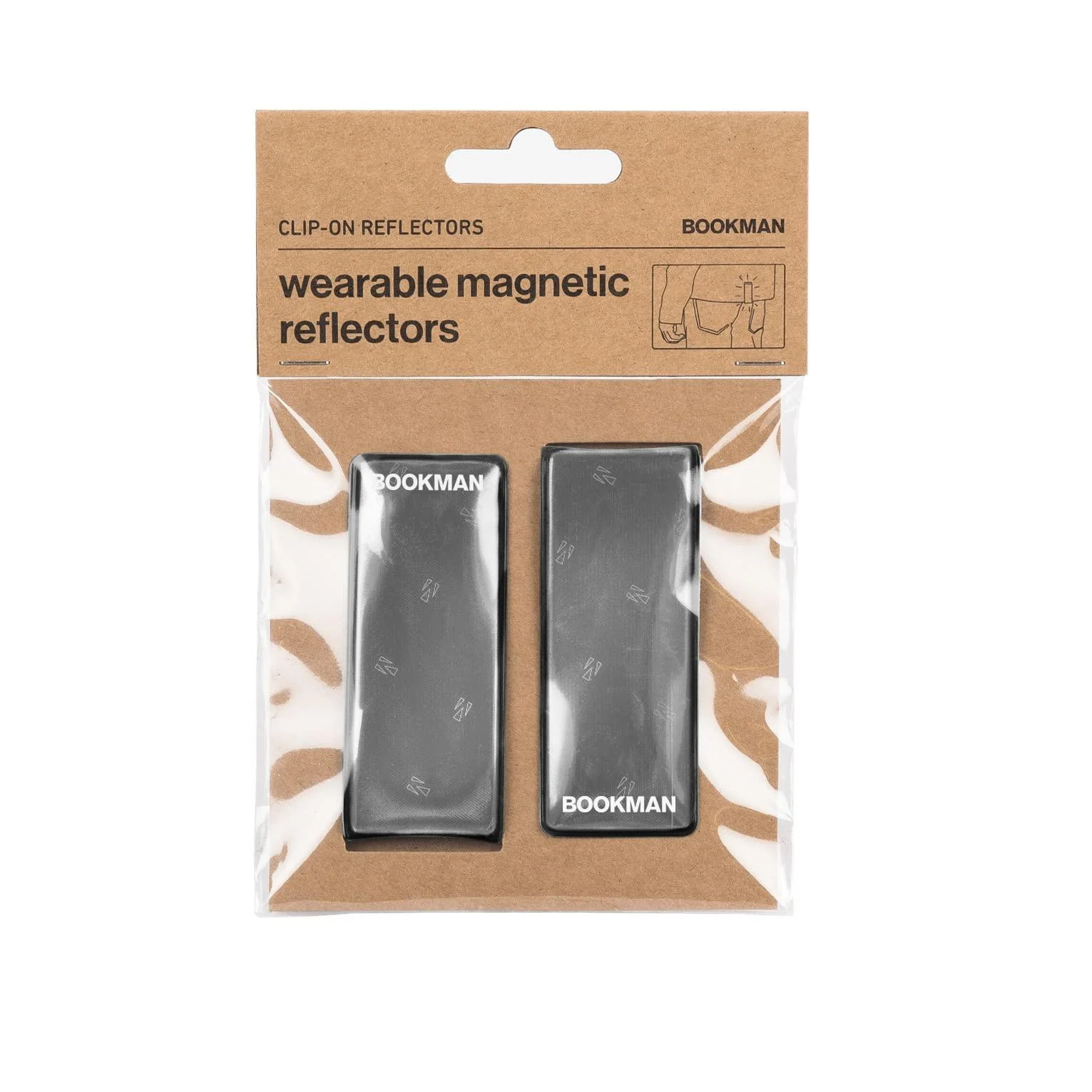 Bookman Unisex Clip-on reflectors Magnetic reflectors, Unisex, Reflektoren Clip-on Reflectors One Size Black