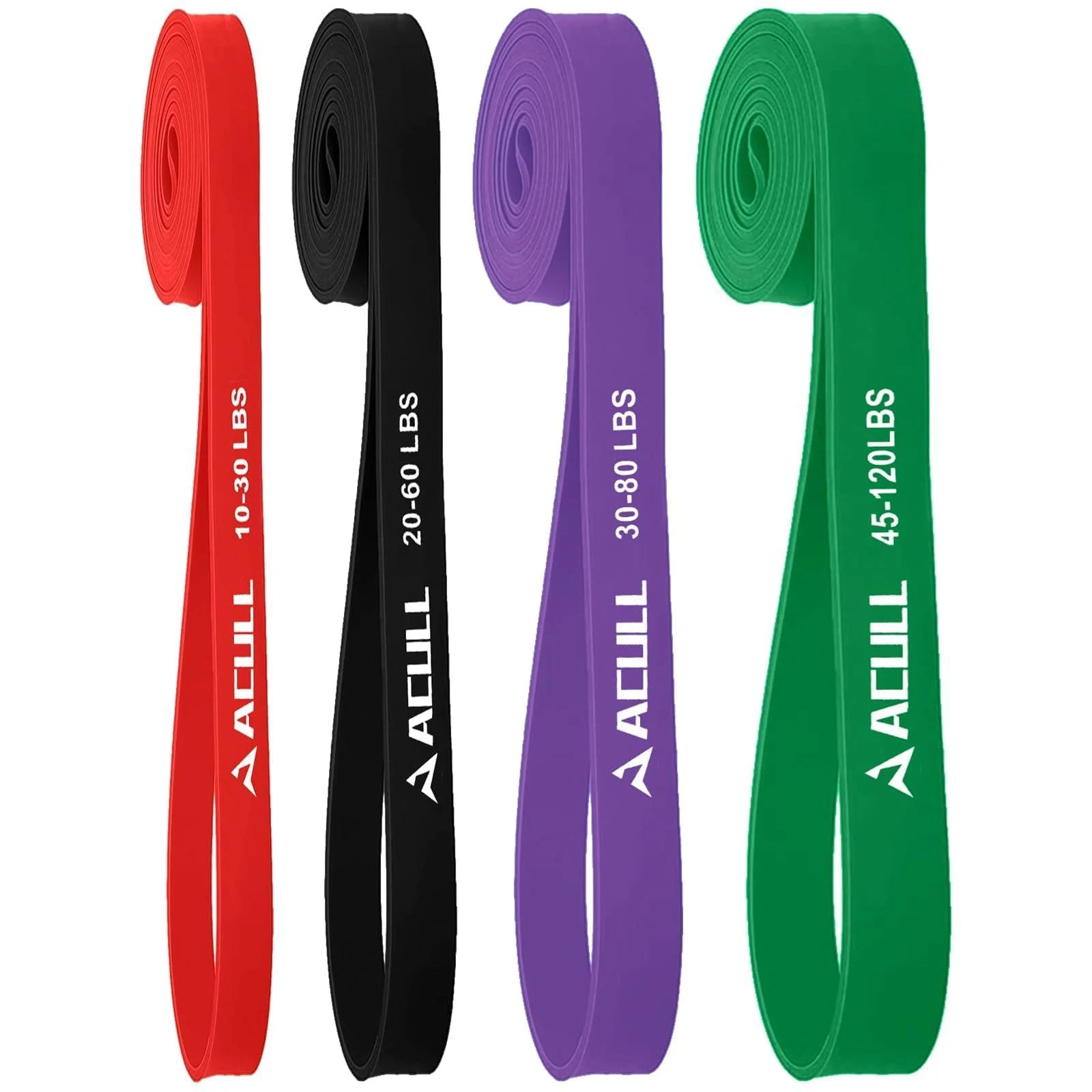 Resistance Bands for Working Out Pull Up Assistance Bands Exercise Bands Workout Bands Excersing Bands Resistance Band Set for Men Women Stretch Bands for Physical Therapy Home Workouts 0.5-1.7in
