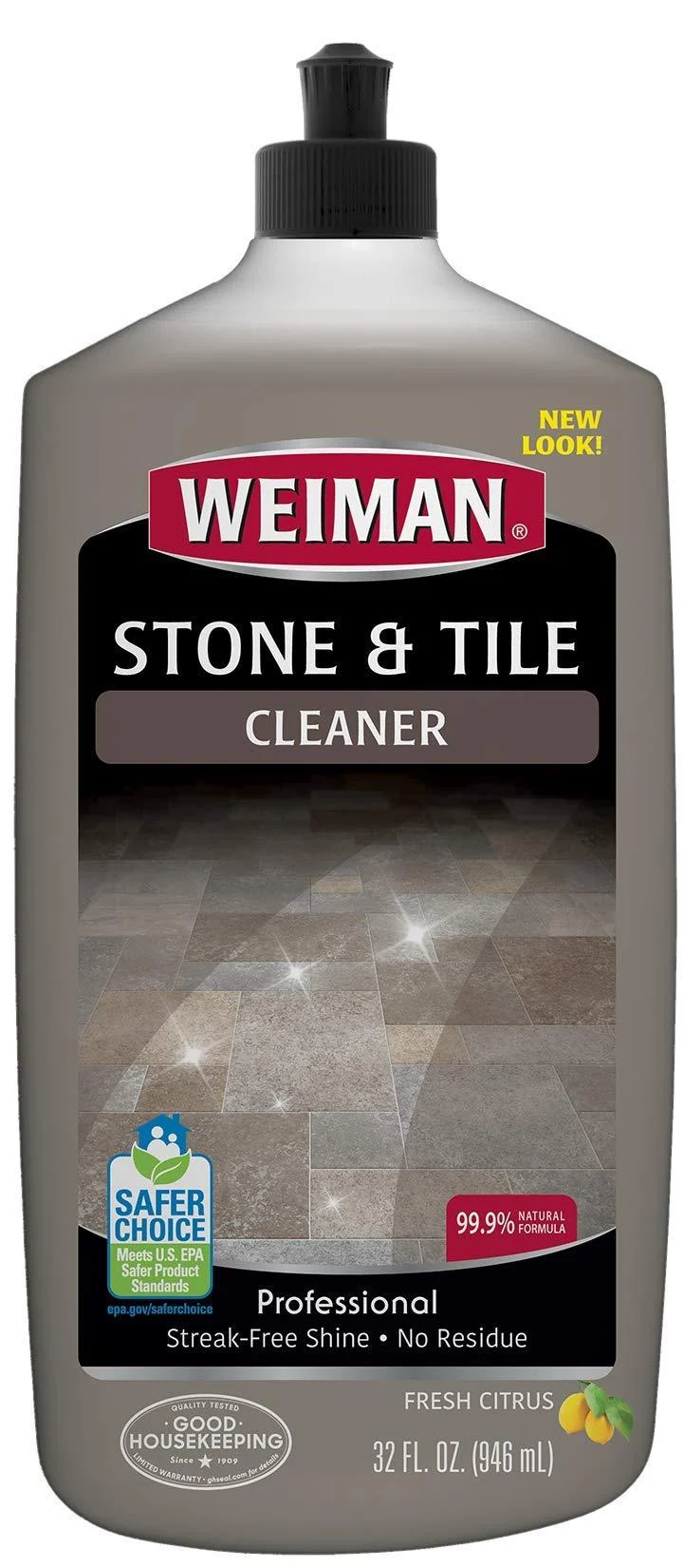 Weiman Stone Tile and Laminate Cleaner - 32 Ounce - Professional Tile Marble Granite Limestone Slate Terra Cotta Terrazzo and More Stone Floor Surface Cleaner 32 Fl Oz (Pack of 1)
