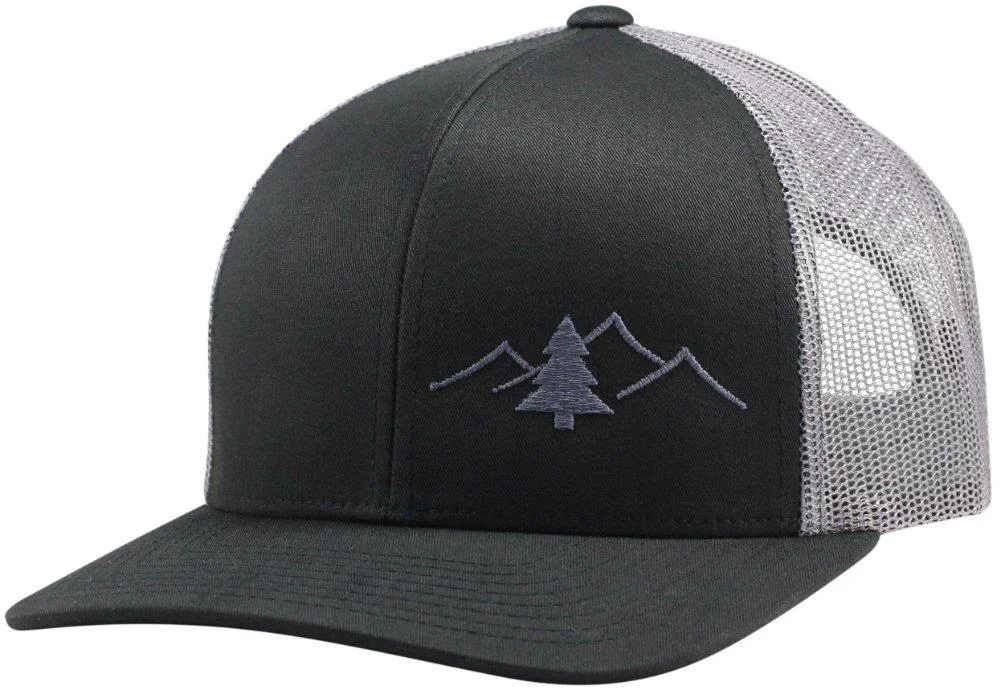 LINDO Trucker Hat - The Great Outdoors One Size Black/Graphite