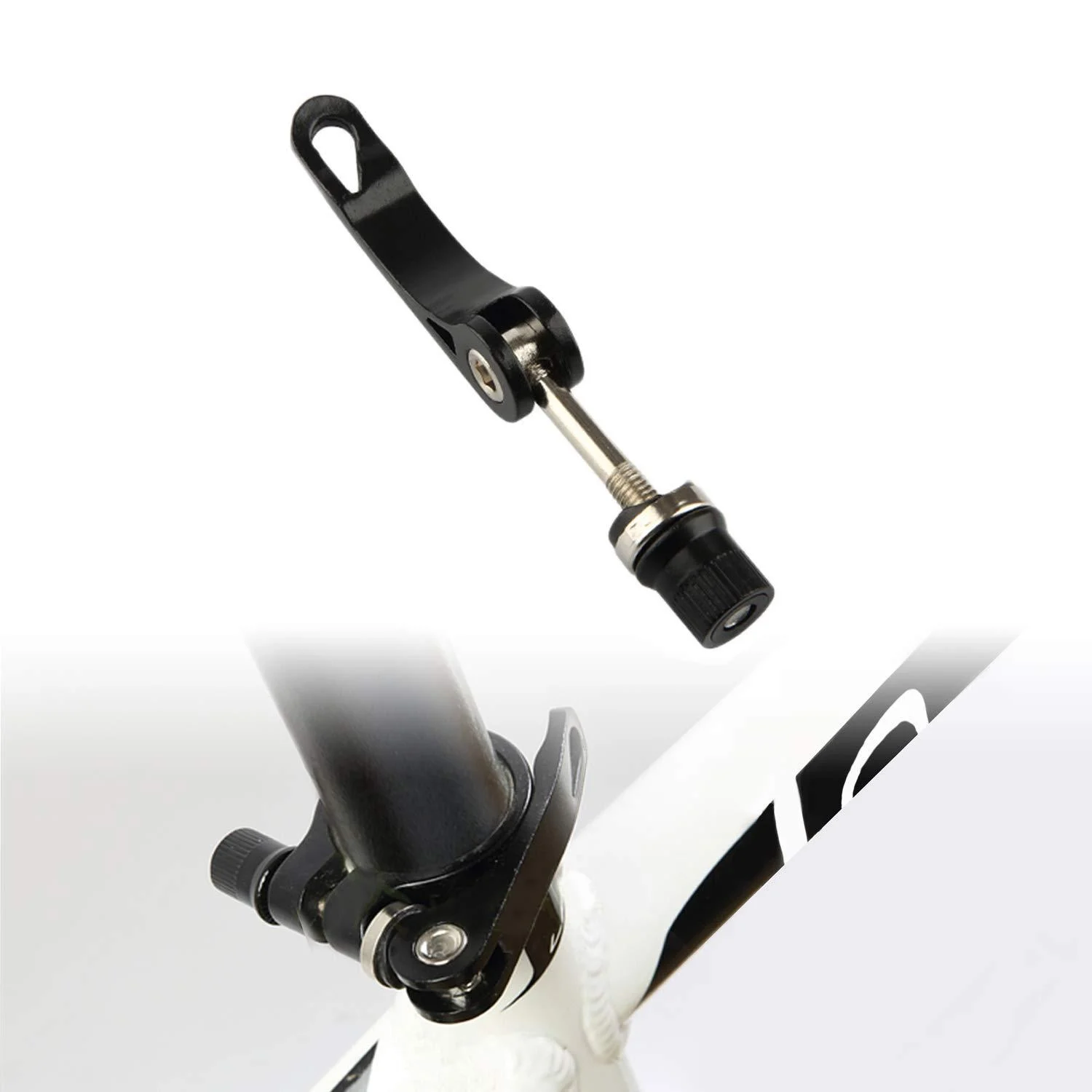 Lohas Select Bike Alloy Seat Post Quick Release Pin Bike Seat Clamp Quick Release Seatpost Quick Release Black