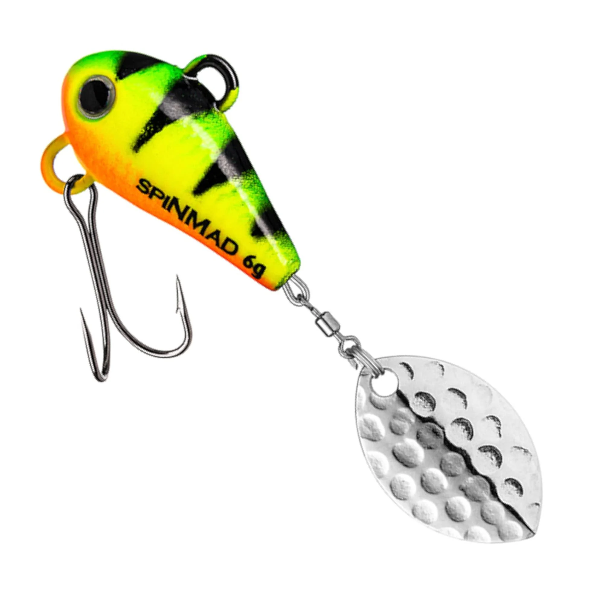 SpinMad Lead Head Spinner 6g - Jigspinner Firetiger