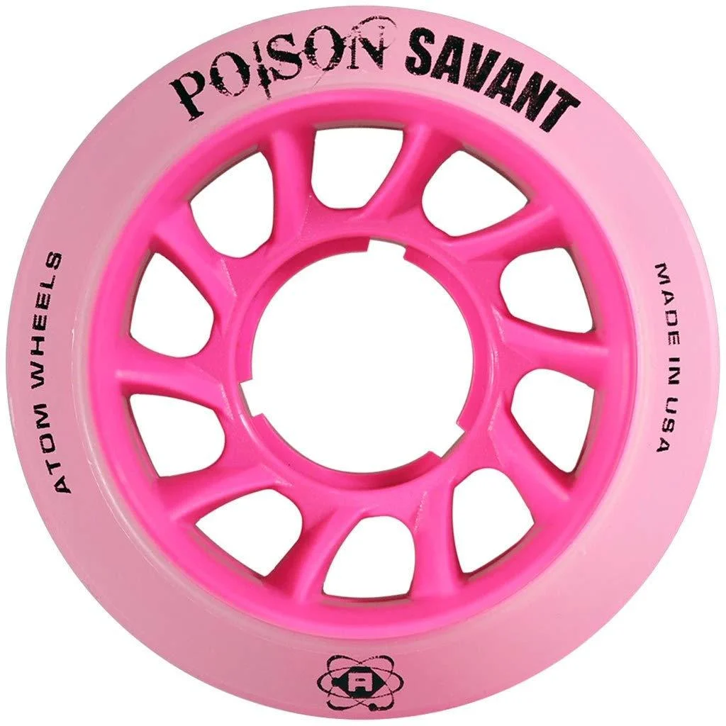 Atom Poison Savant Skate Pink 1 pack - 4 wheels / 59mm x 38mm