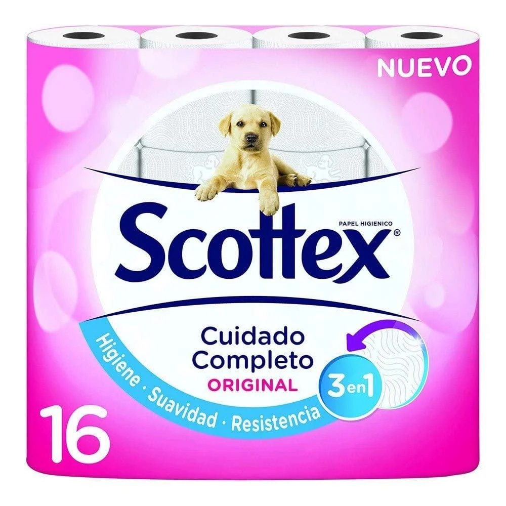 SCOTTEX Original toilet paper 16 rolls 1 piece (1 pack)