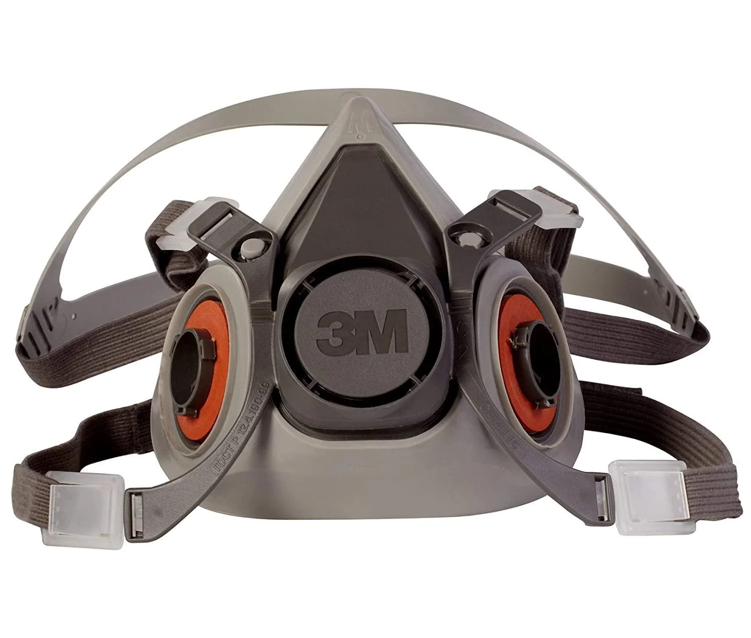3M Half Facepiece Reusable Respirator 6200/07025(AAD) Respiratory Protectionn Medium 1 Count (Pack of 1)