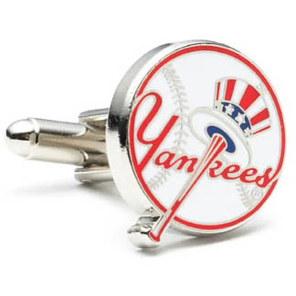 MLB Yankees Baseball Cufflinks, Officially Licensed - New York Yankees