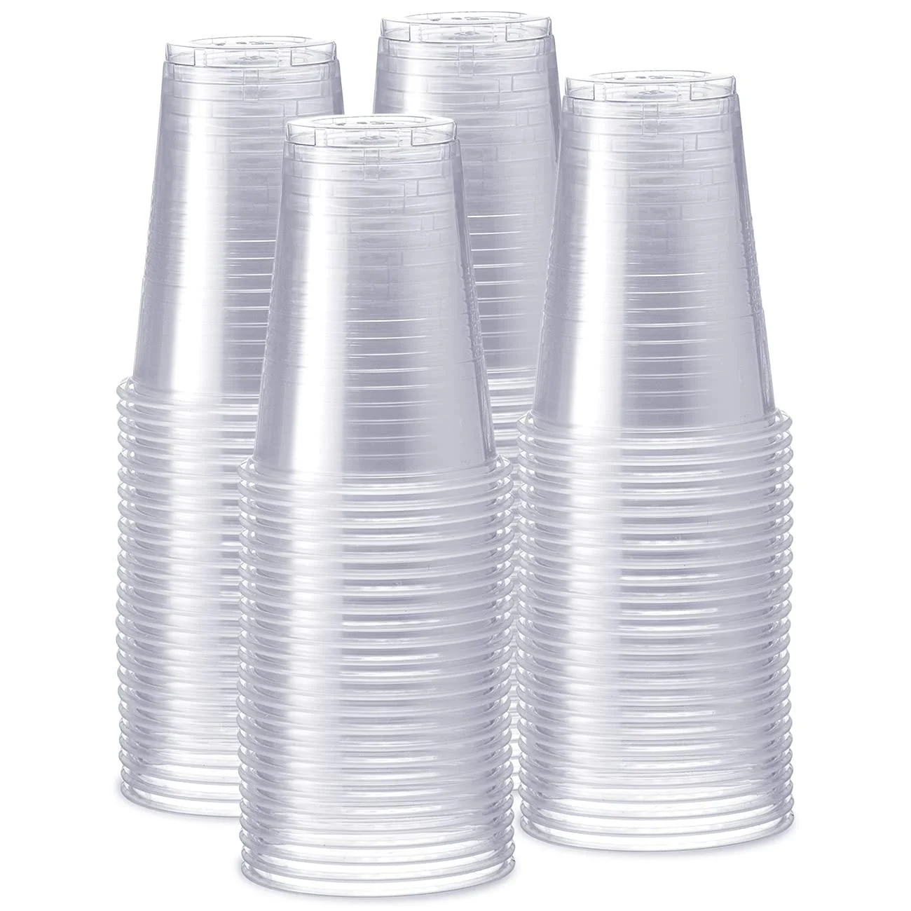 240 Count - 16 oz. Clear Disposable Plastic Cups - Cold Party Drinking Cups