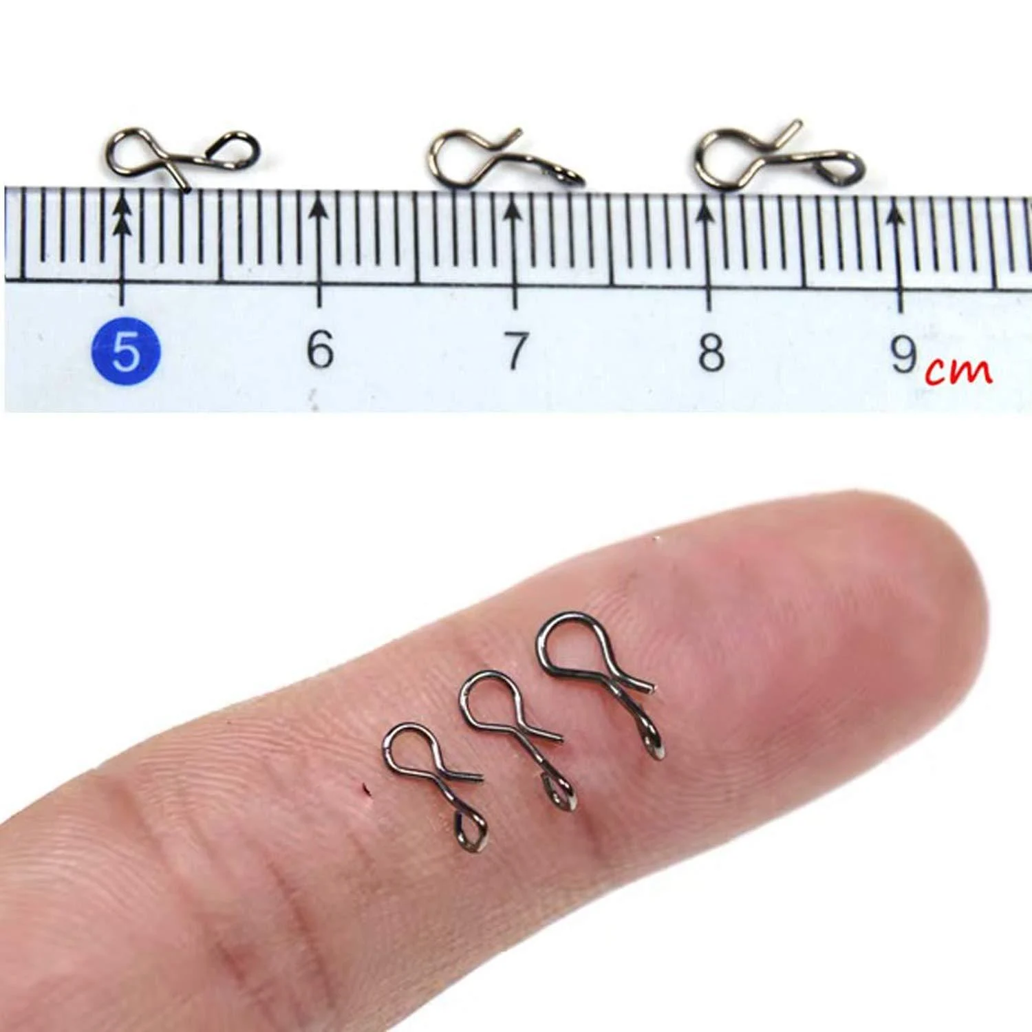 Greatfishing Fly Fishing Snaps Stainless Steel Quick Change, Fast Easy Fly Hook Snap, Combo Hook Snaps 150pc 3 sizes snap combo
