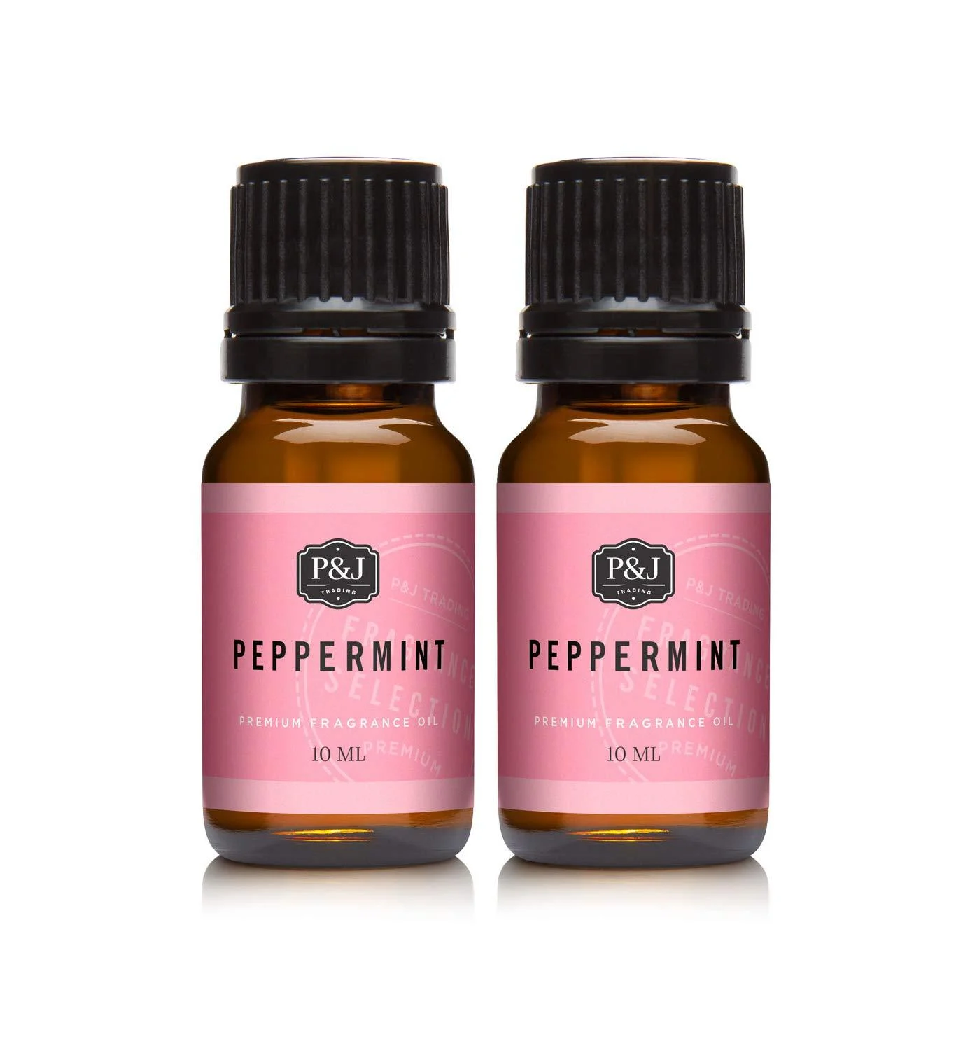 P&J Trading - Peppermint Scented Oil 10ml 2pk - Fragrance Oils for Candle Making Soap Making Diffuser Oil