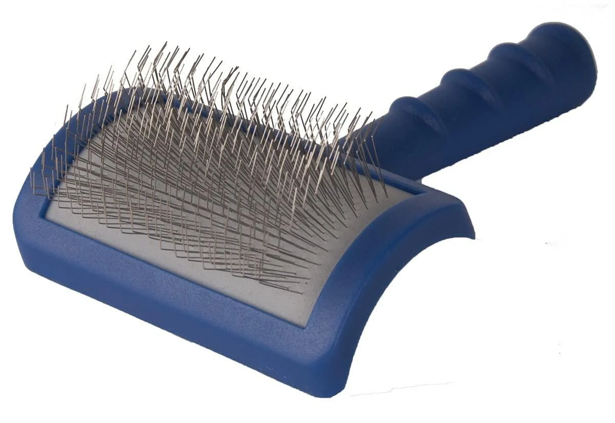 Quadow Tuffer Than Tangles Slicker Brush with Long, Soft Pins